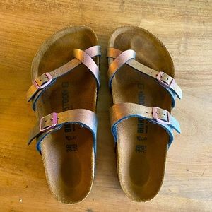 Birkenstock Iridescent Leather Mayari 38/8